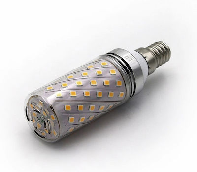 LED ΛΑΜΠΑ SMD ΣΩΛΗΝΑ Τ30 ΔΙΑΦΑΝΗ Ε14 230V 10W ΨΥΧΡΟ 6200Κ