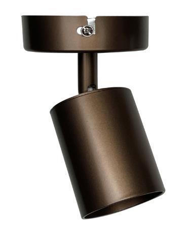 Μονό Σποτ με Ντουί GU10 Καφέ Σκουριά