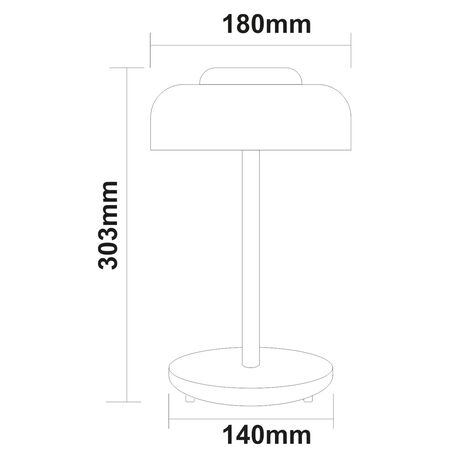 LED ΠΟΡΤΑΤΙΦ PC ΕΠΑΝΑΦΟΡΤΙΖΟMENO 3W 5DVC 3000K ΛΕΥΚΟ - Image 3